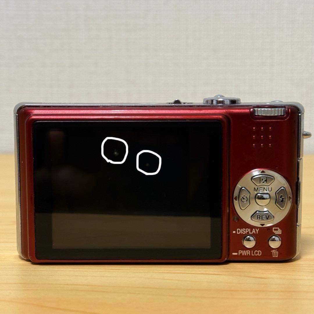 【SDカード付】Panasonic LUMIX DMC-FX9 レッド