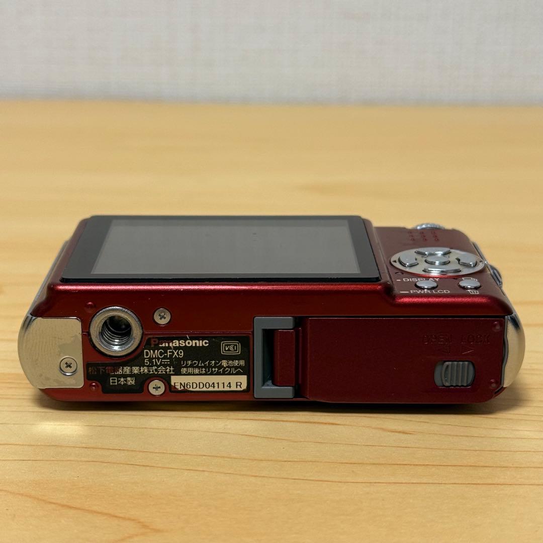 【SDカード付】Panasonic LUMIX DMC-FX9 レッド