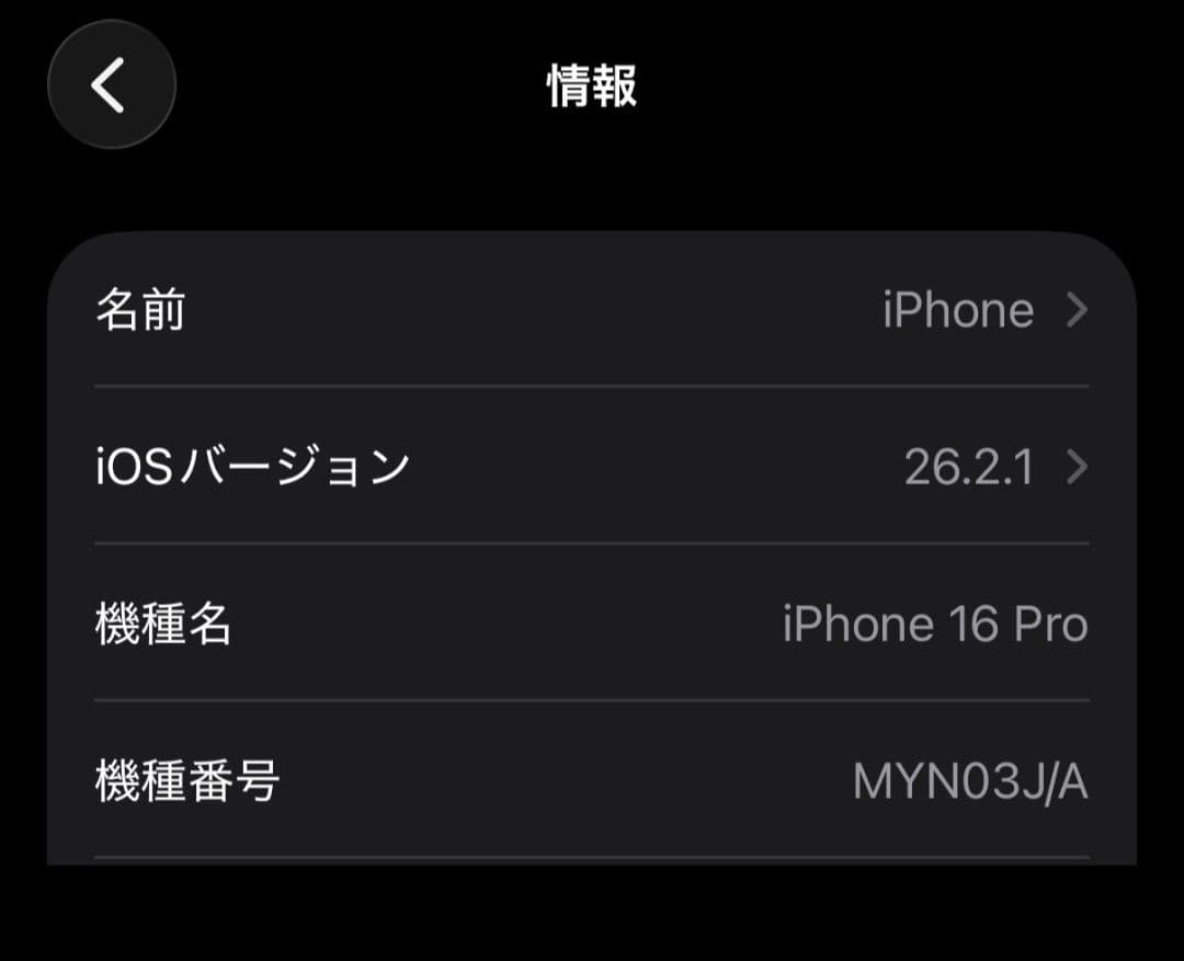 星狩りさん専用iPhone16 pro 256gb ブラックチタニウム