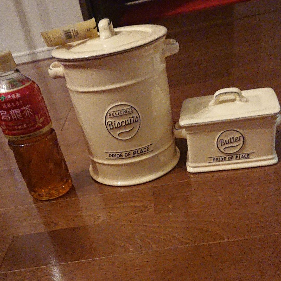 Pride of Place パッキン 大型ジャー&バターケース 陶器