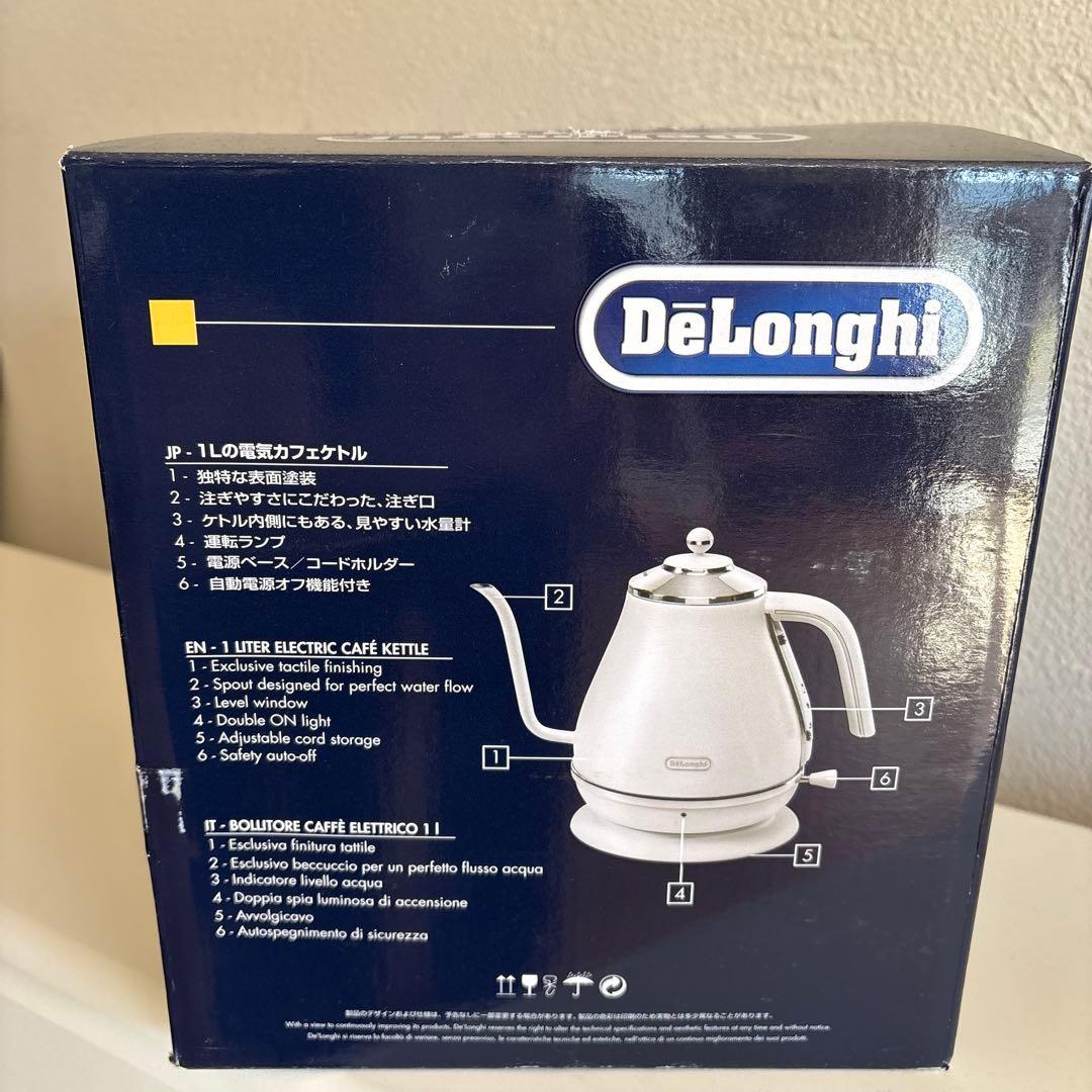 DeLonghi アイコナ 電気ケトル KBOE1220J-W