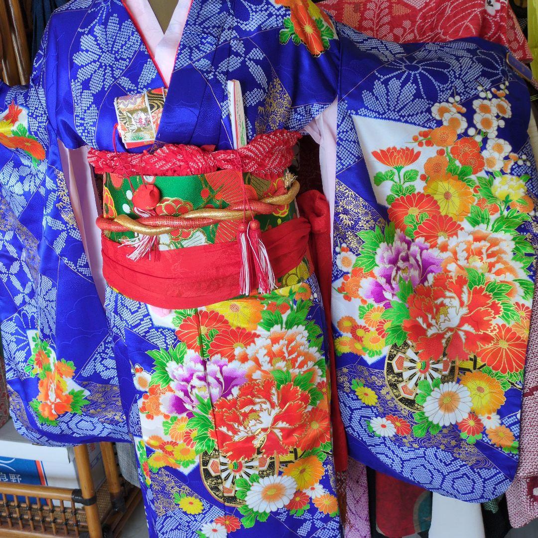 七五三 7歳 振り袖 フルセット 美品