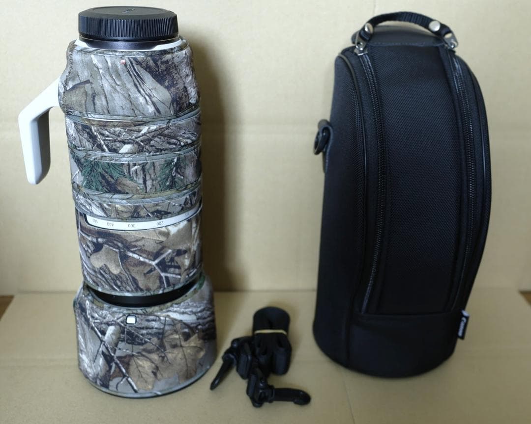 RF 100-500mm F4.5-7.1 & フィルター2個＋迷彩カバー付