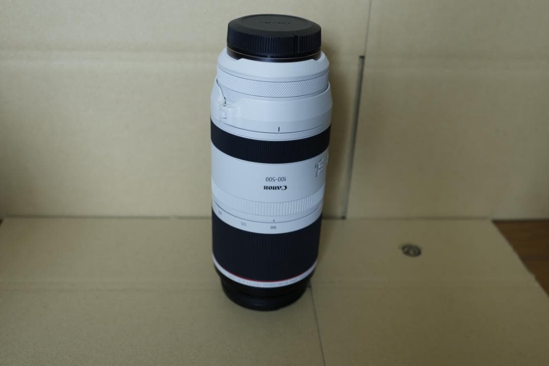RF 100-500mm F4.5-7.1 & フィルター2個＋迷彩カバー付