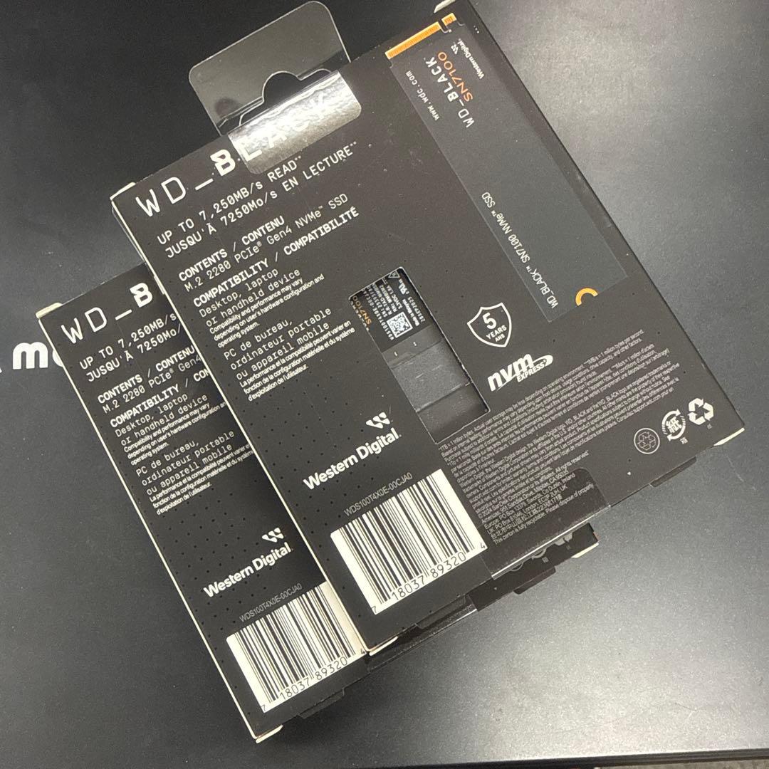 未開封品2個セット　WD_BLACK SN7100 1TB SSD 国内正規品