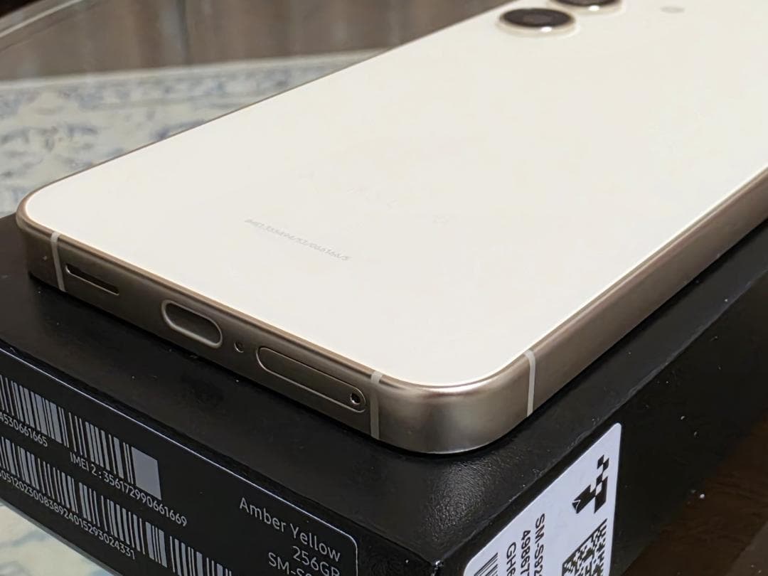 【国内版 SIMフリー】Galaxy S24 アンバーイエロー 256GB