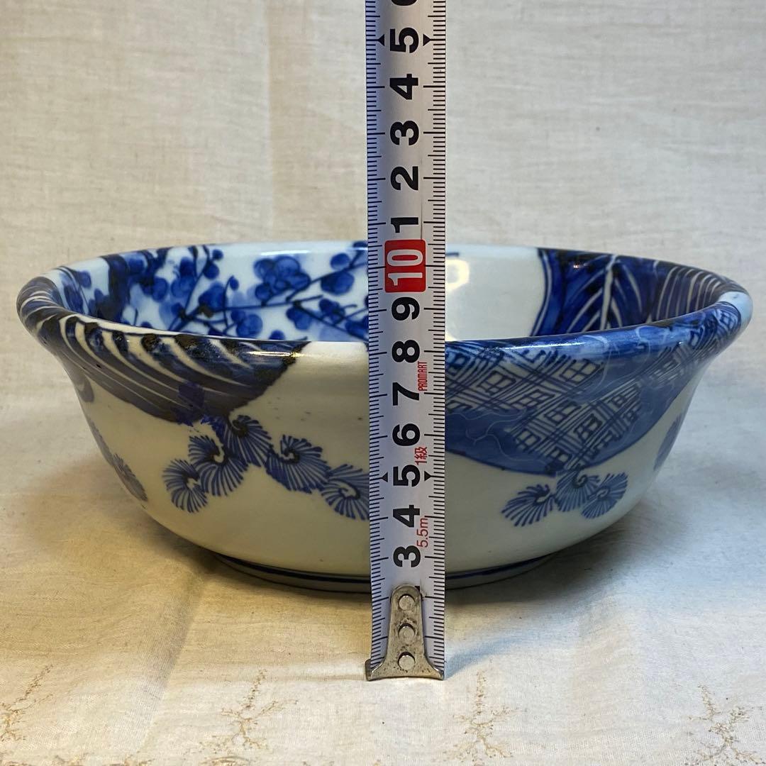 伊万里　古伊万里　中鉢　鉢　松竹梅文　染付