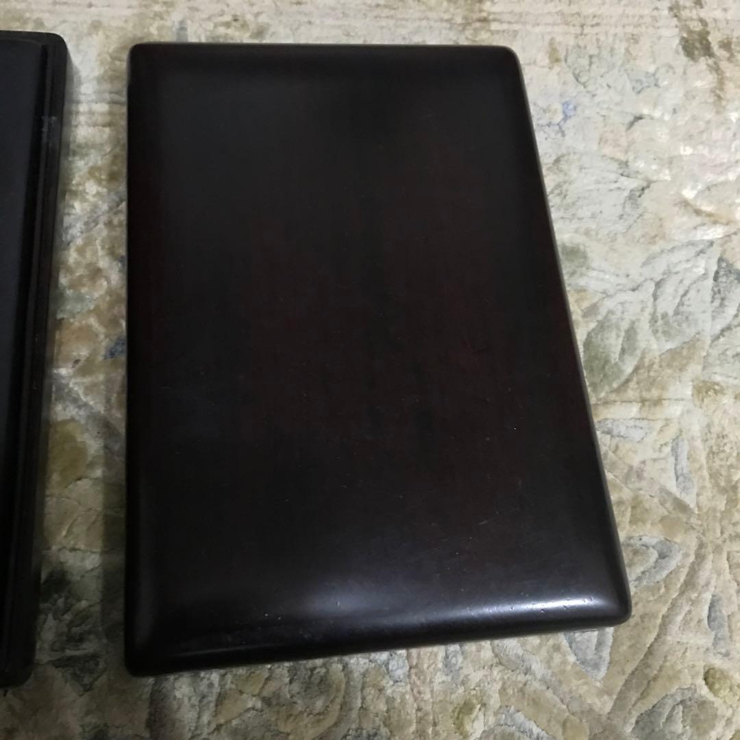 美品　硯　木箱付き　書道