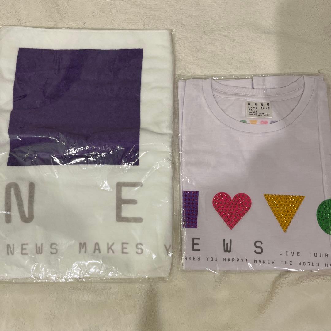 NEWS tシャツ　タオル　グッズ