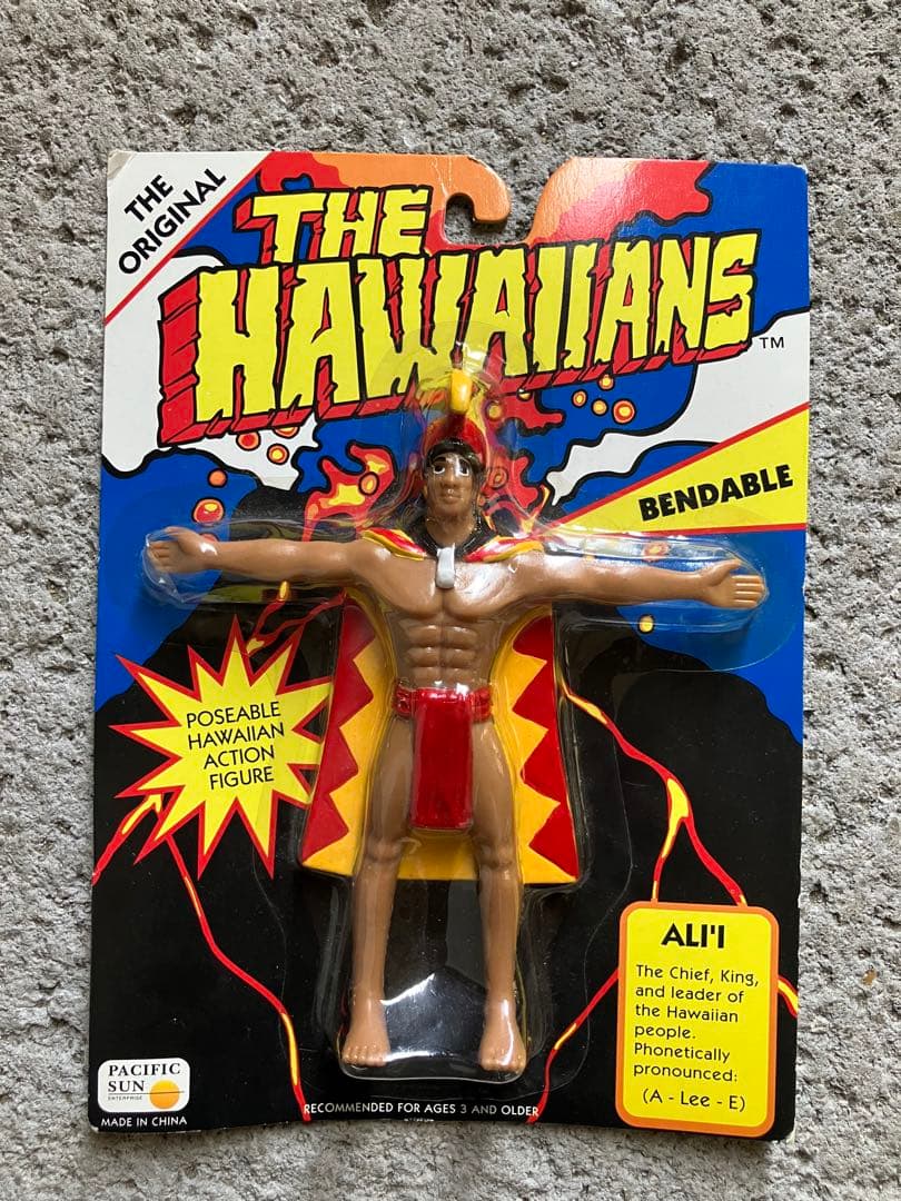 BENDABLEフィギュア　ハワイアンビンテージフィギュア