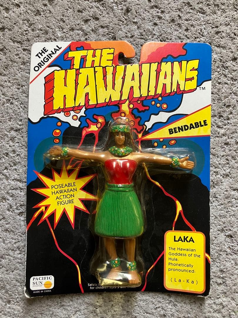 BENDABLEフィギュア　ハワイアンビンテージフィギュア