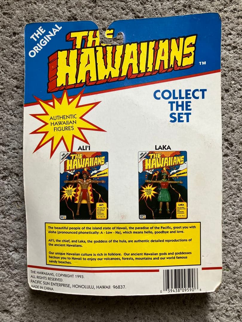 BENDABLEフィギュア　ハワイアンビンテージフィギュア