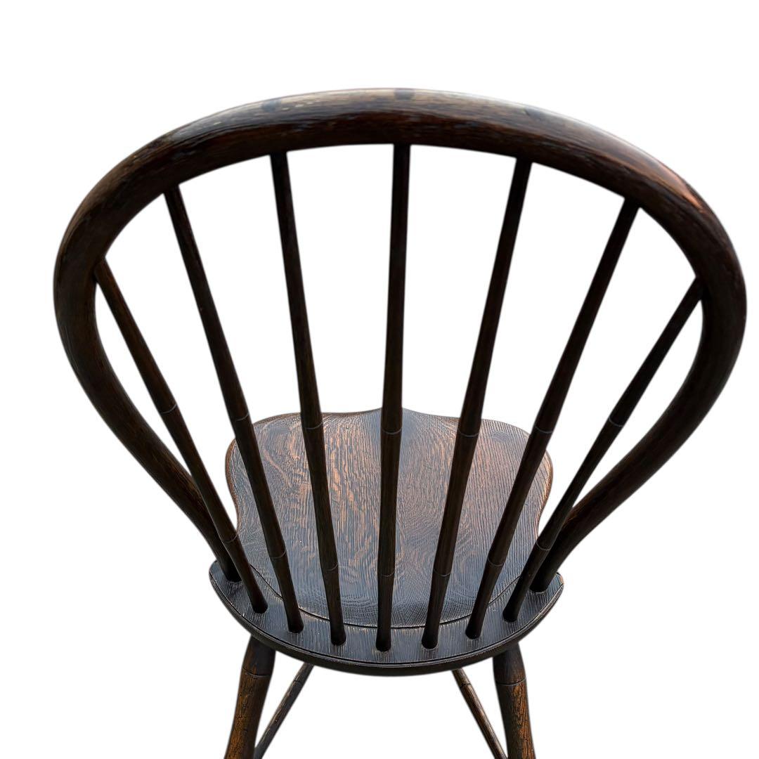 【美品】飛騨産業 キツツキ PROVINCIAL ボウバックチェア アームレス①