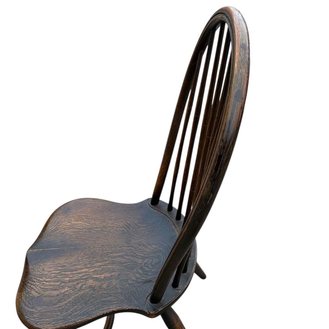 【美品】飛騨産業 キツツキ PROVINCIAL ボウバックチェア アームレス①