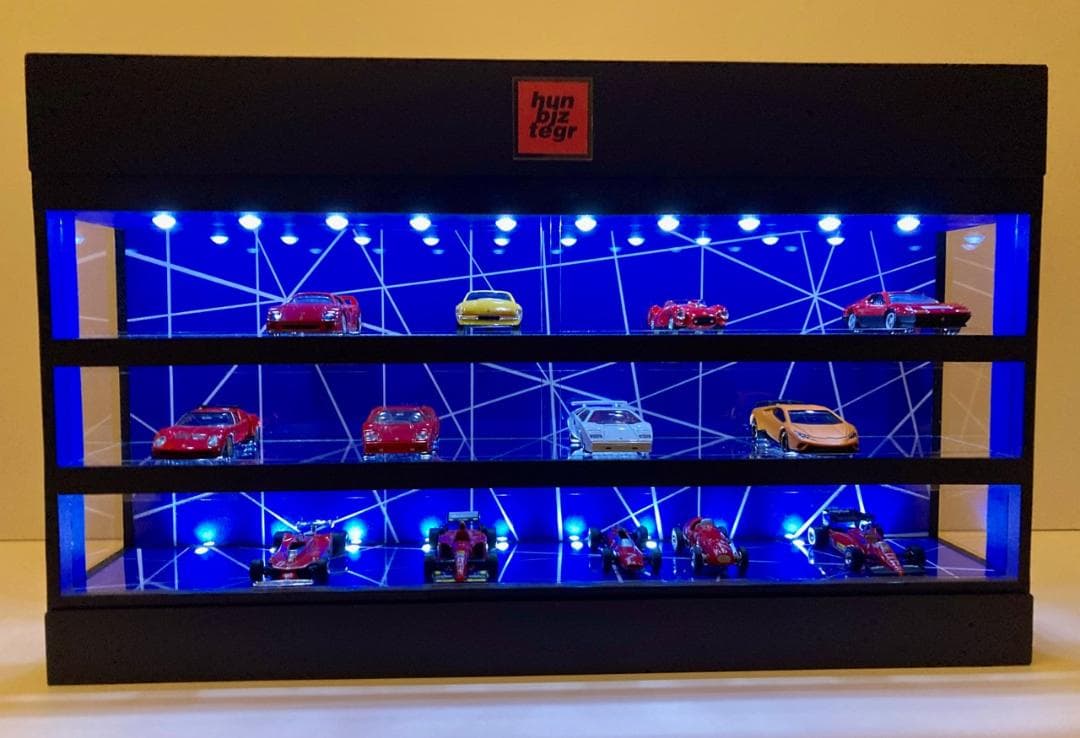 1/64展示30台可・CBU＆WH・3層式ディスプレーBOX / ネオジオラマ