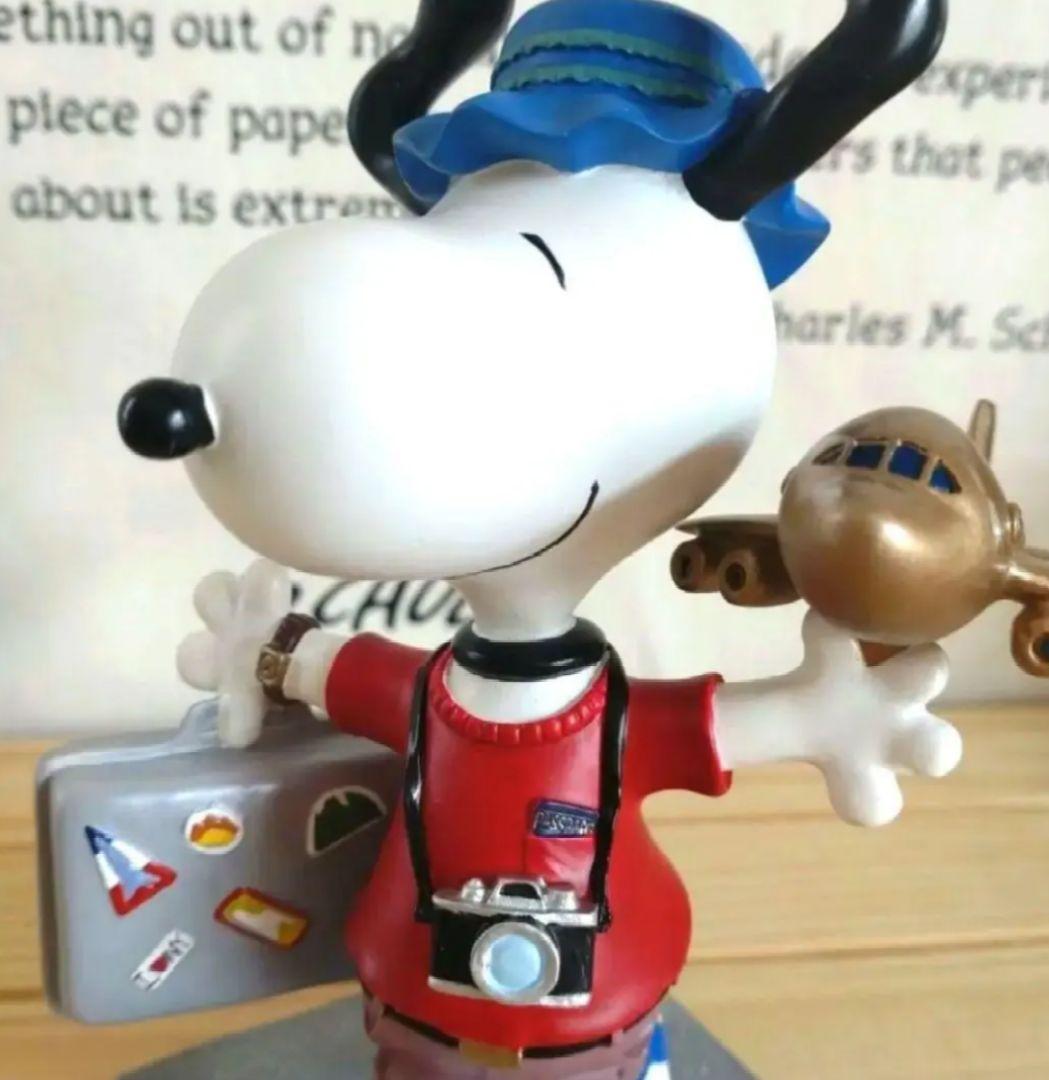 スヌーピーウエストランド社製 World Traveler 置物 フィギュア