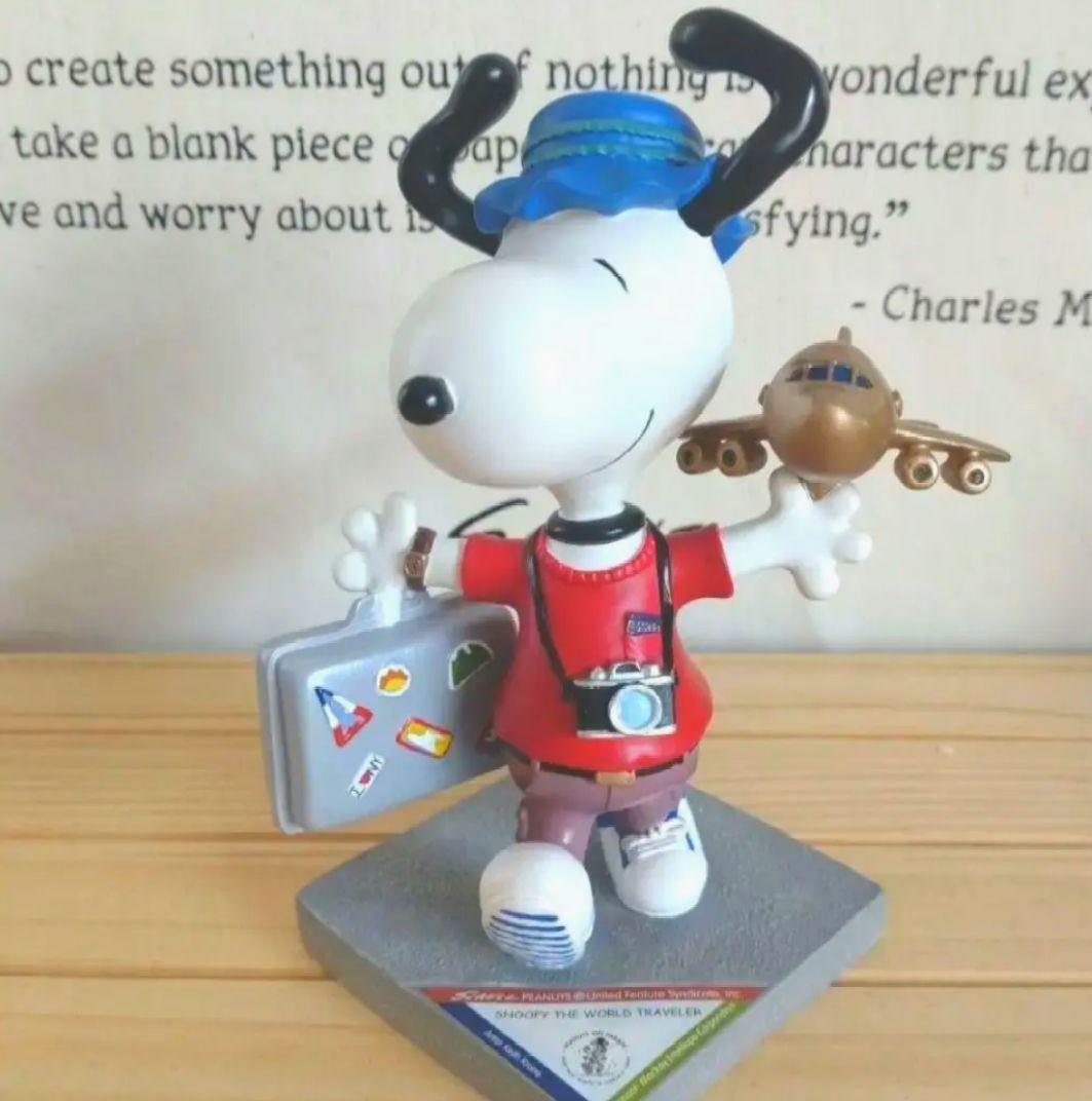 スヌーピーウエストランド社製 World Traveler 置物 フィギュア