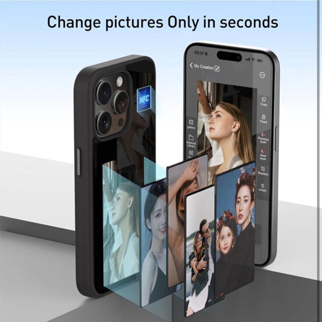 iPhone15専用インクスクリーンケース