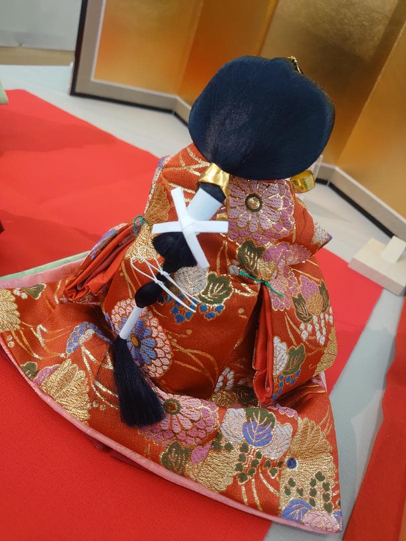 ●金襴衣装三人官女　●おひなさま　●お雛様