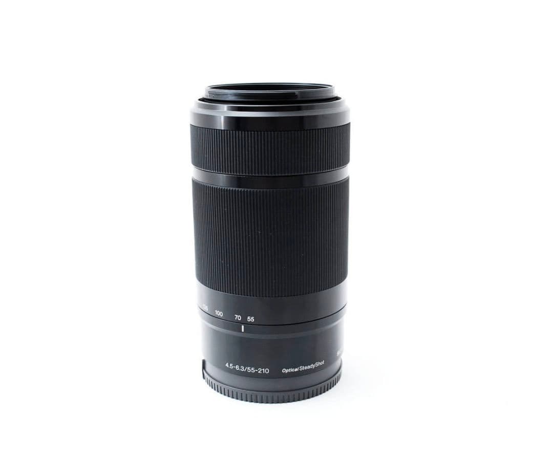 7月29日限定①OP付【美品】SONY 望遠レンズ E55-210mm OSS