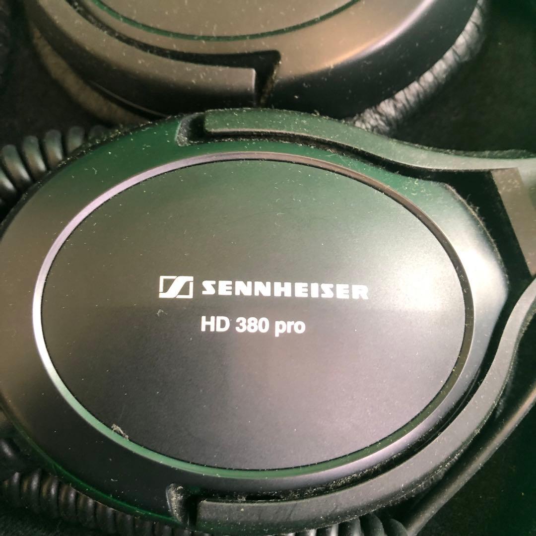 Sennheiser HD 380 pro 有線ヘッドホン ケース付き