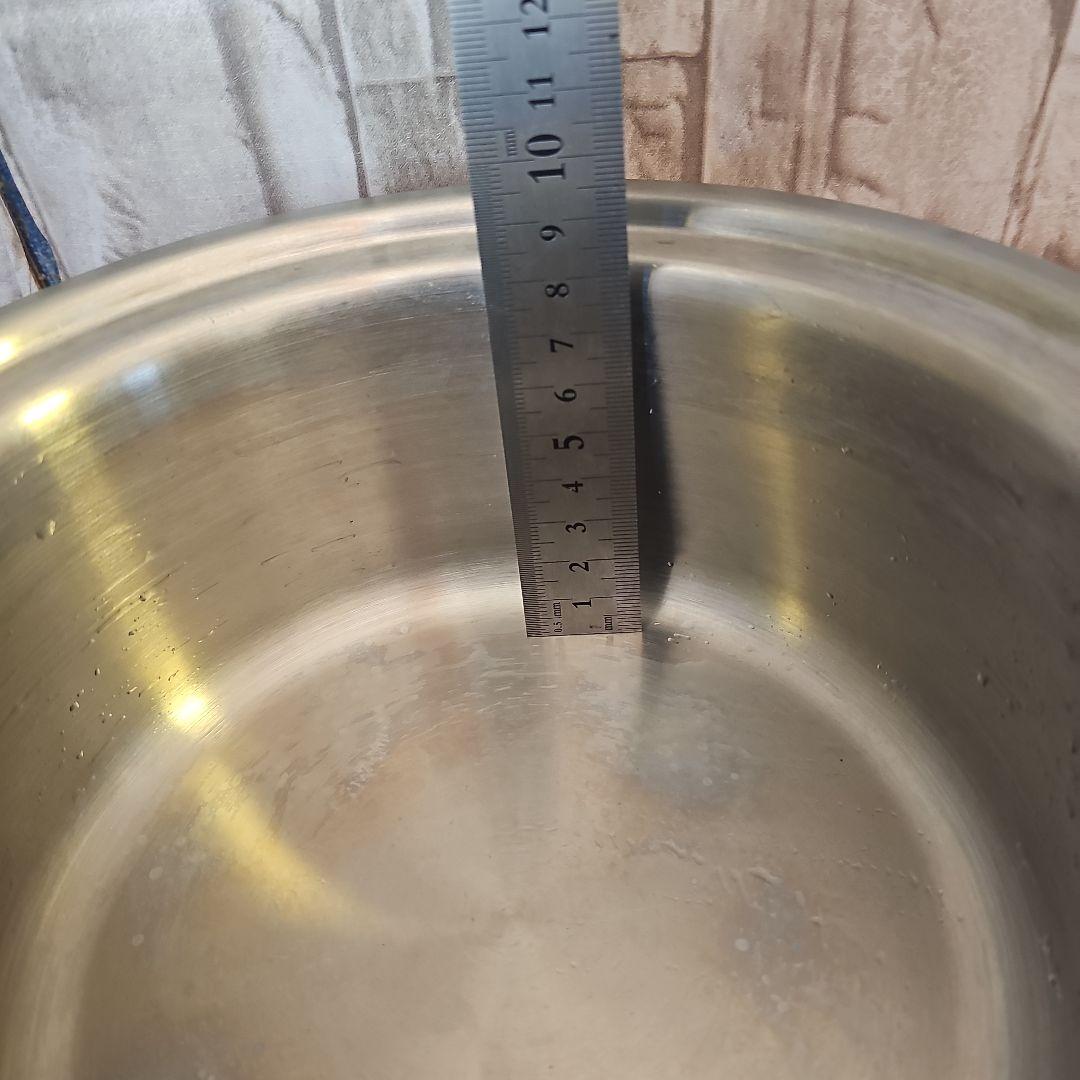 タッパーウェアステンレス鍋内径19cm