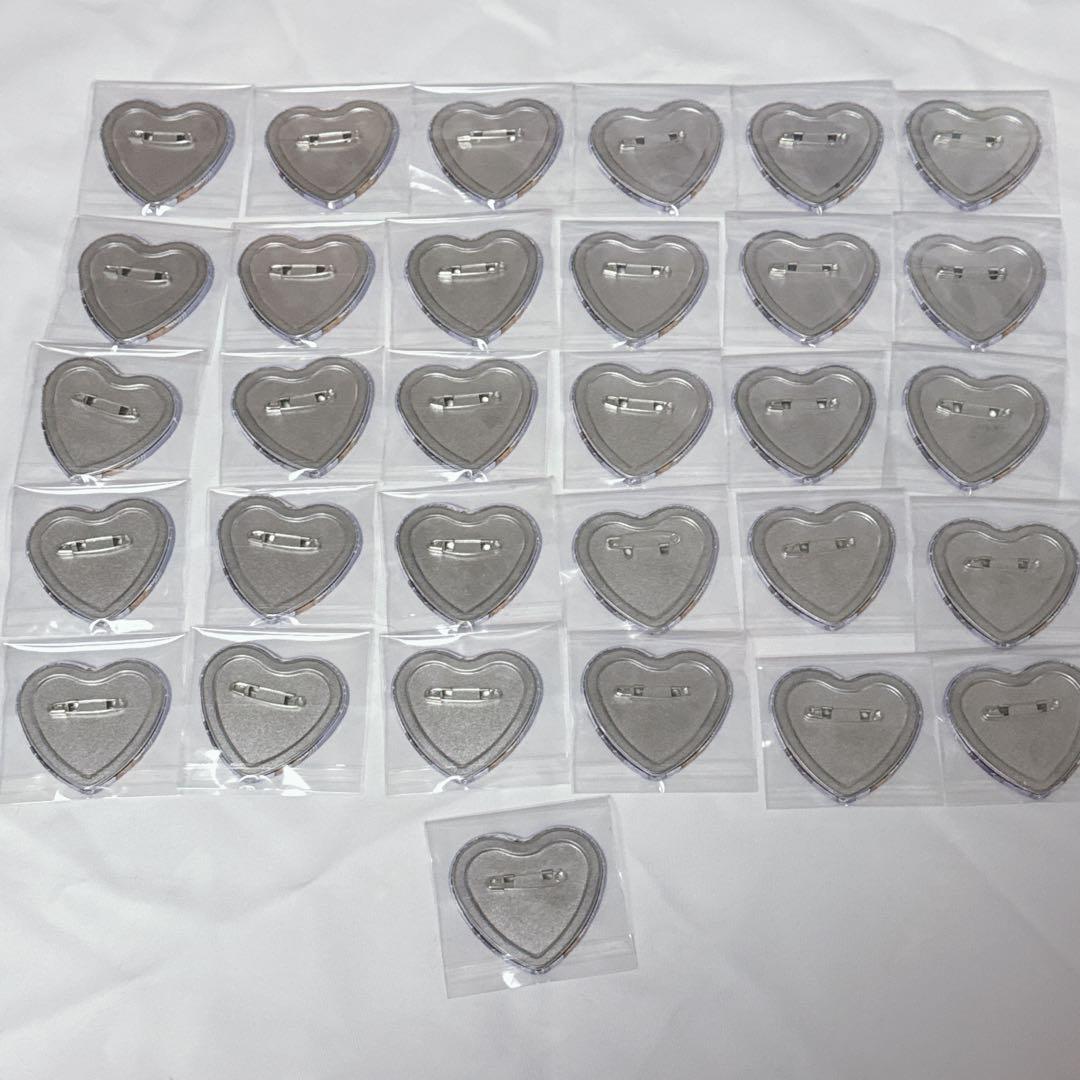 忍たま乱太郎 尾浜勘右衛門 ハート缶バッジ 2点セット