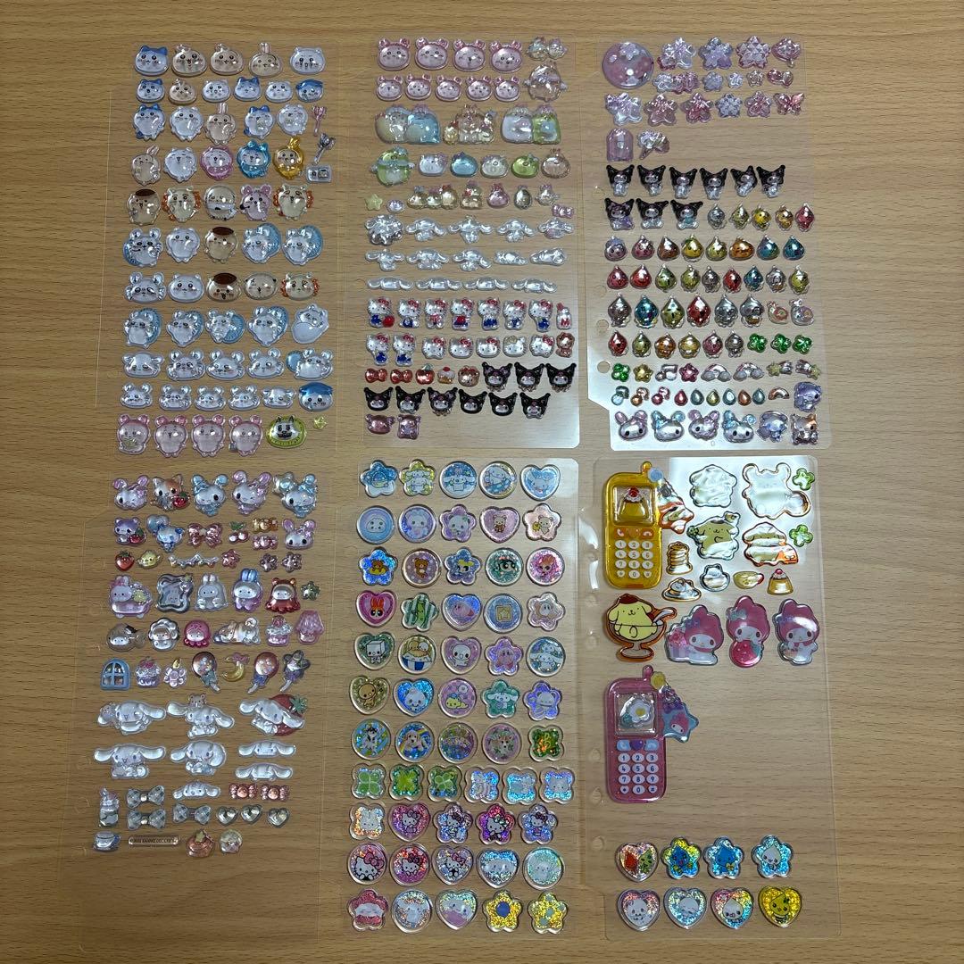 シール帳完成品　ボンボンドロップ　ちいかわ　すみっコぐらし　サンリオ