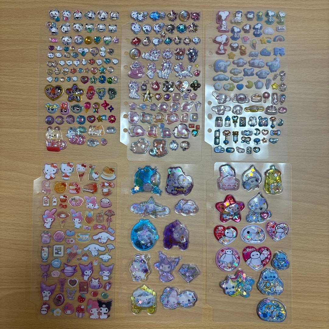 シール帳完成品　ボンボンドロップ　ちいかわ　すみっコぐらし　サンリオ