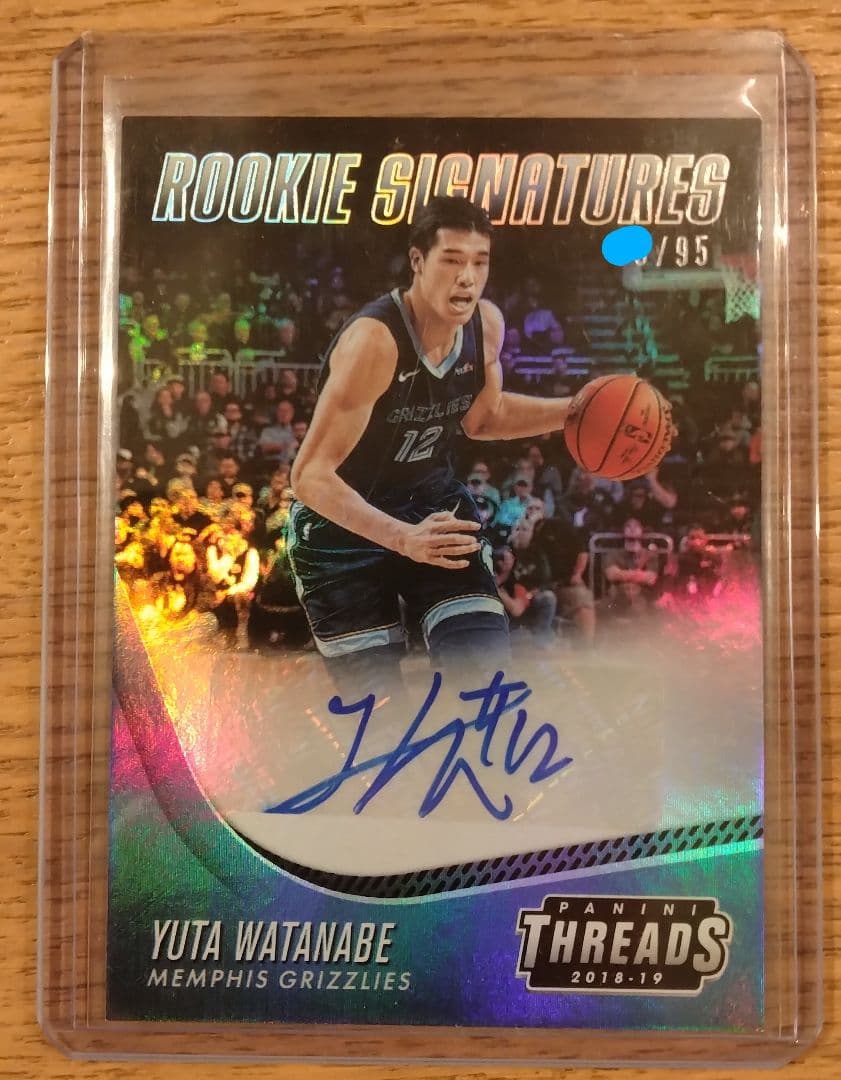【95枚限定】NBA 2018-19 PANINI THREADS渡邊雄太サイン