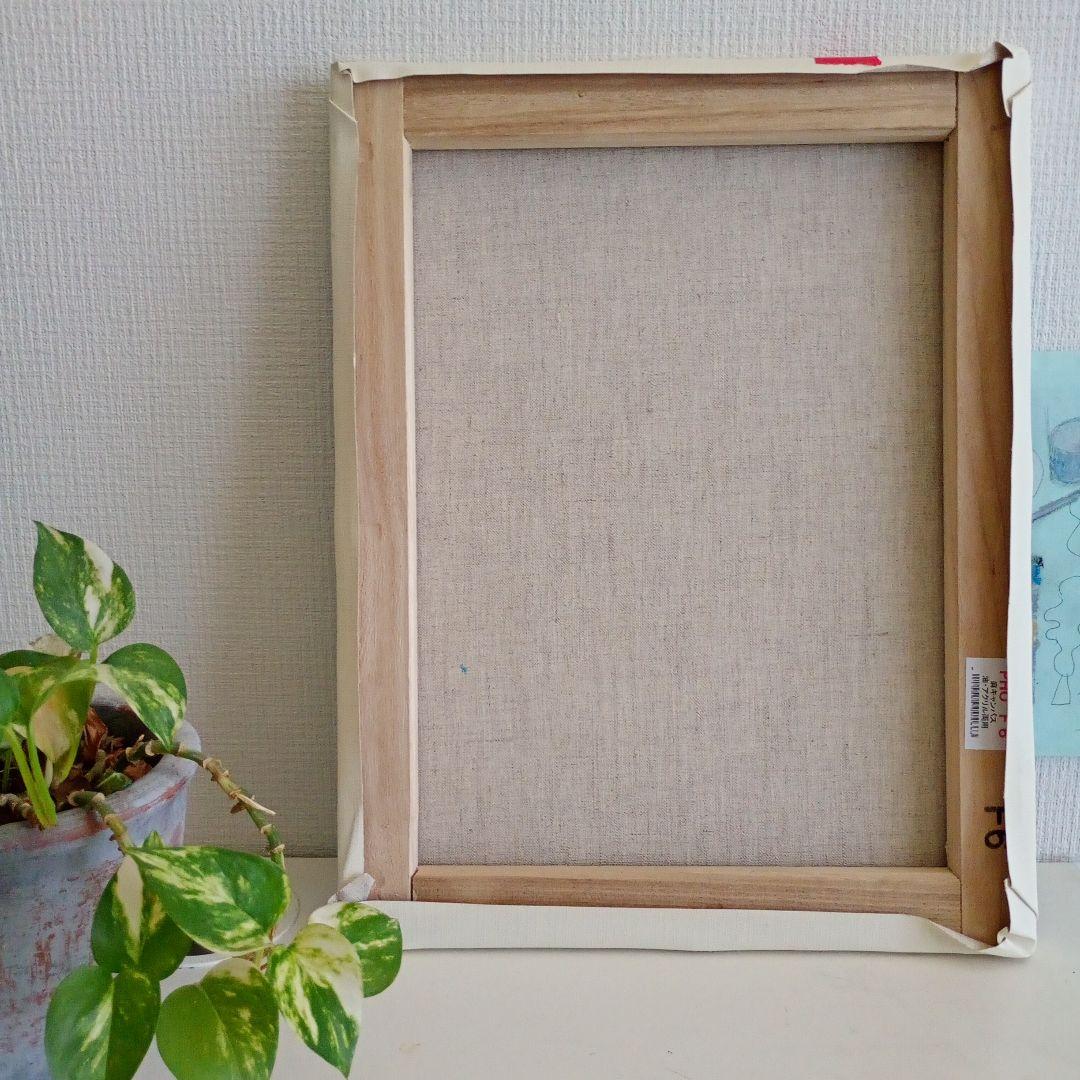 海の生物 アクリル画 カラフル