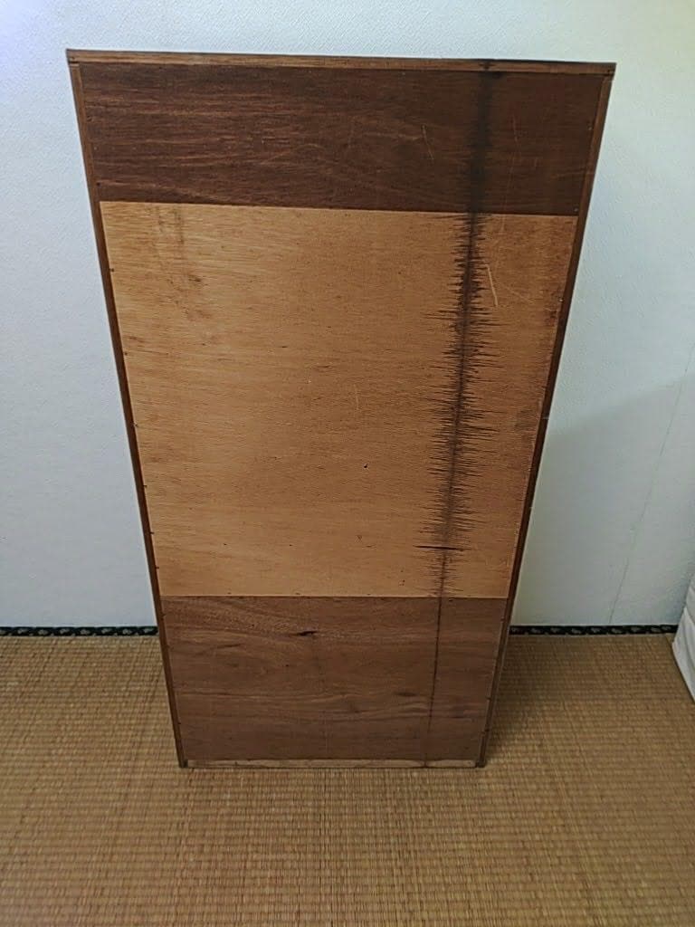 昭和レトロポップ 　食器棚　花柄 　ガラス戸棚