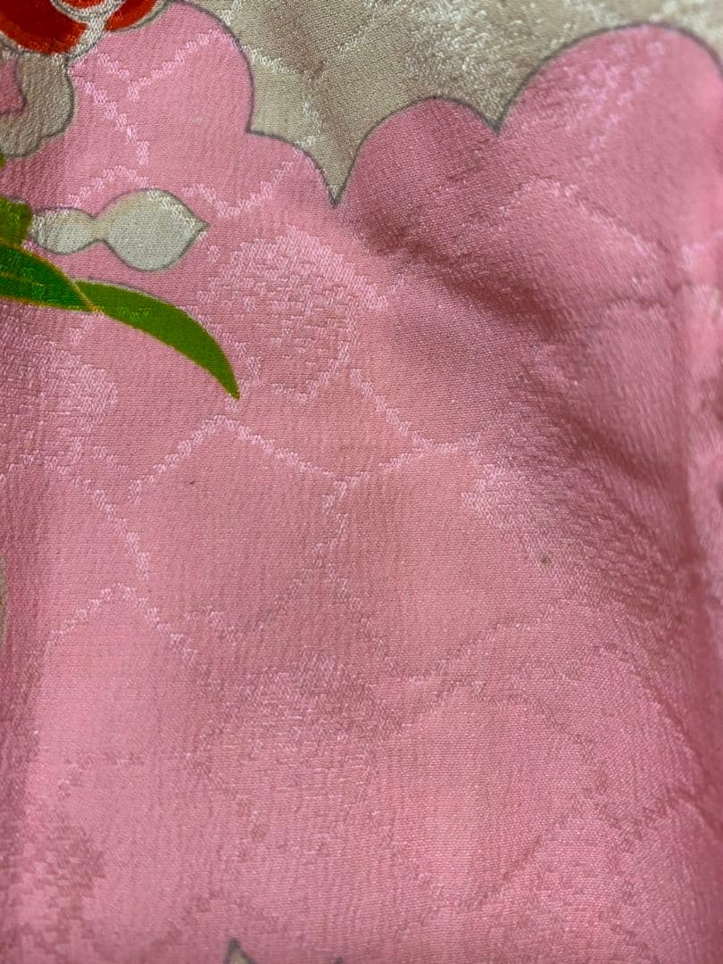 No.172アンティーク子供着物正絹七五三良好 着丈91.5センチ裄丈40センチ