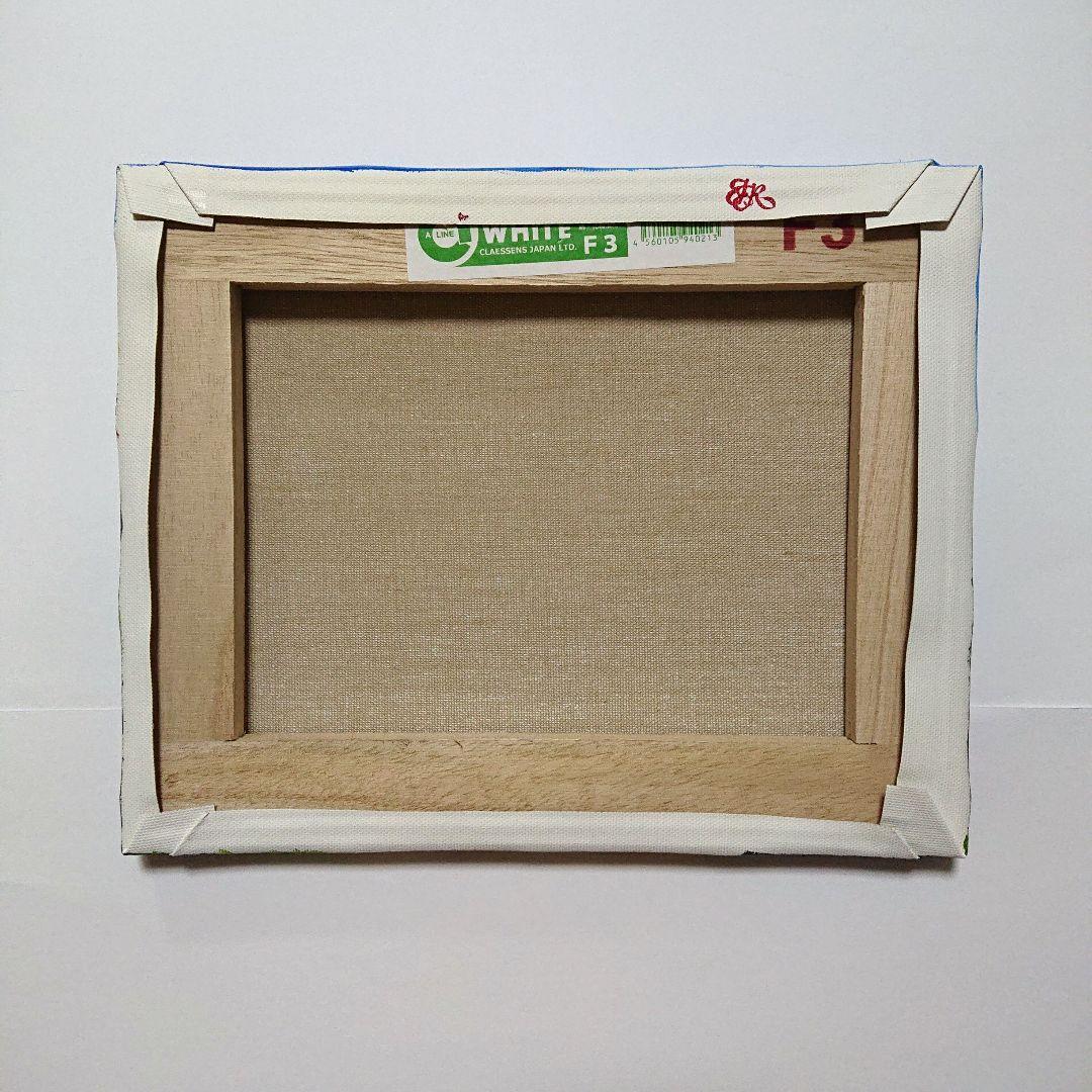 【秋桜が咲く頃】アクリル画 F3 風景画 絵画