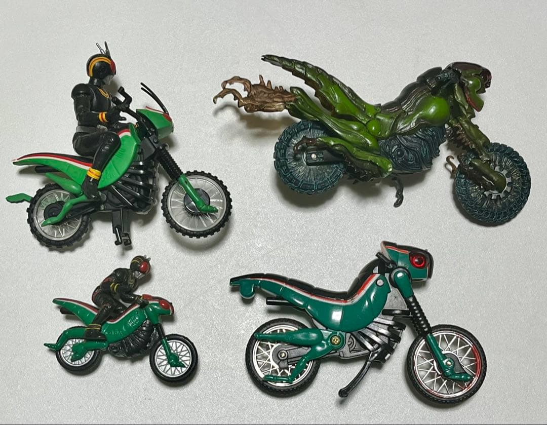 【希少】仮面ライダーブラックRX 超合金 カッとび バトルホッパー 他 当時物