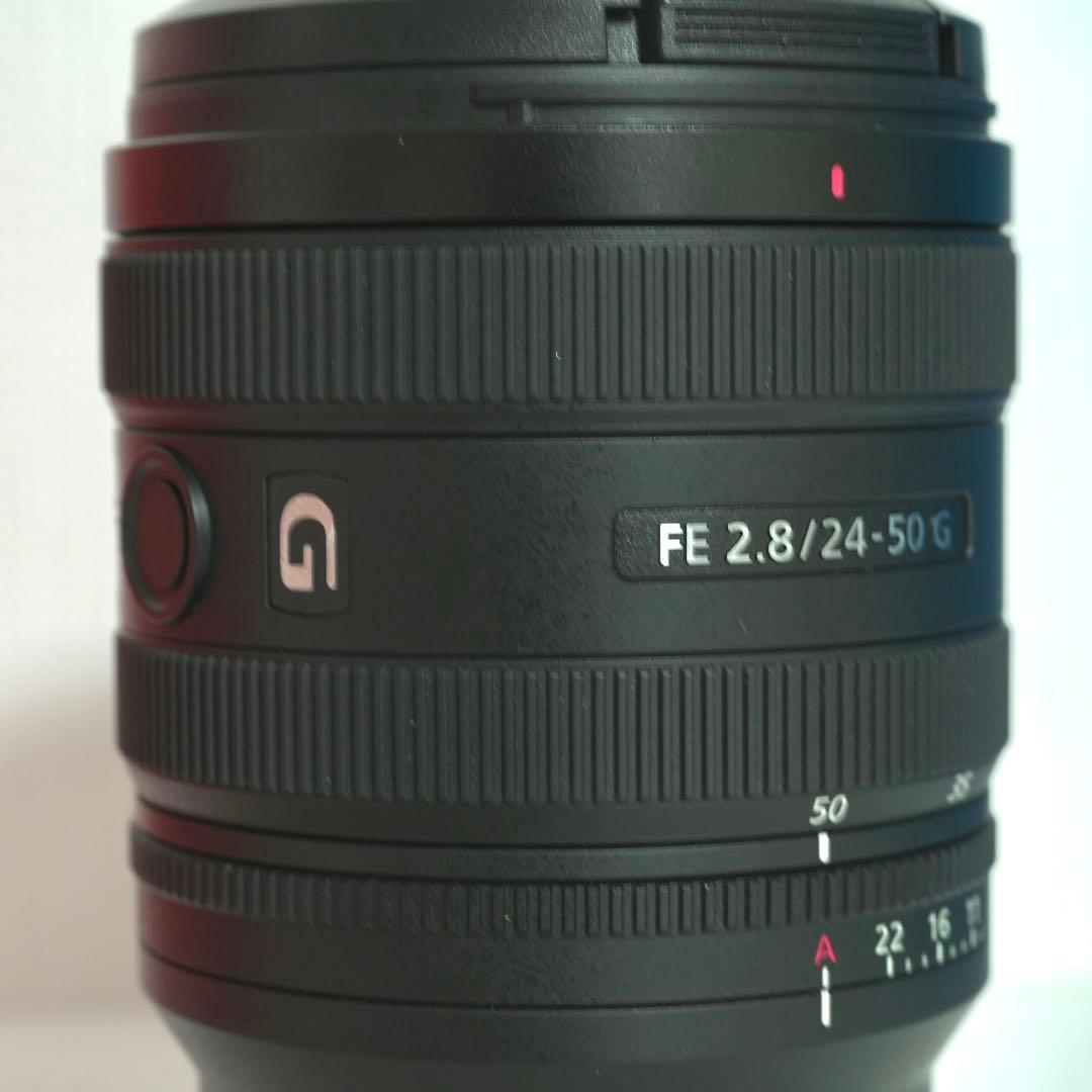 SONY FE 24-50mm F2.8 Gレンズ
