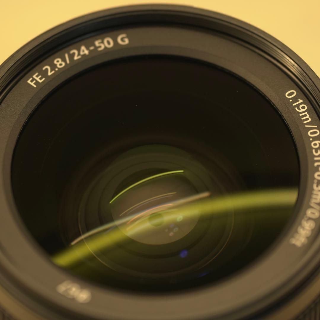 SONY FE 24-50mm F2.8 Gレンズ
