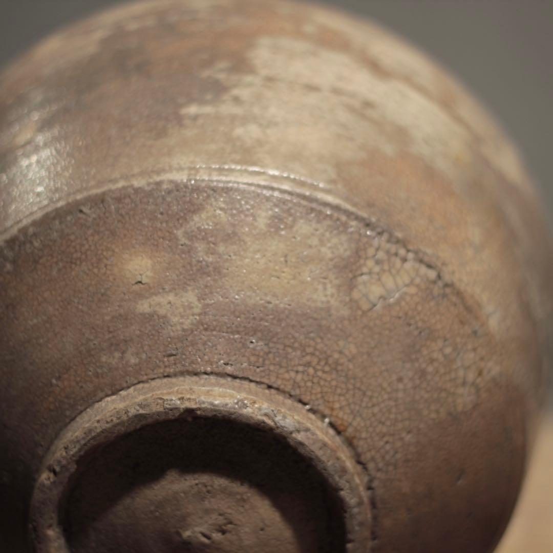 李朝 壺 花器 古道具 アンティーク 古美術