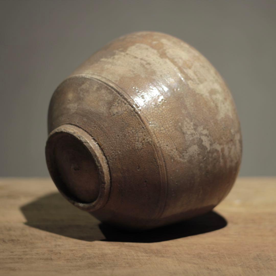 李朝 壺 花器 古道具 アンティーク 古美術