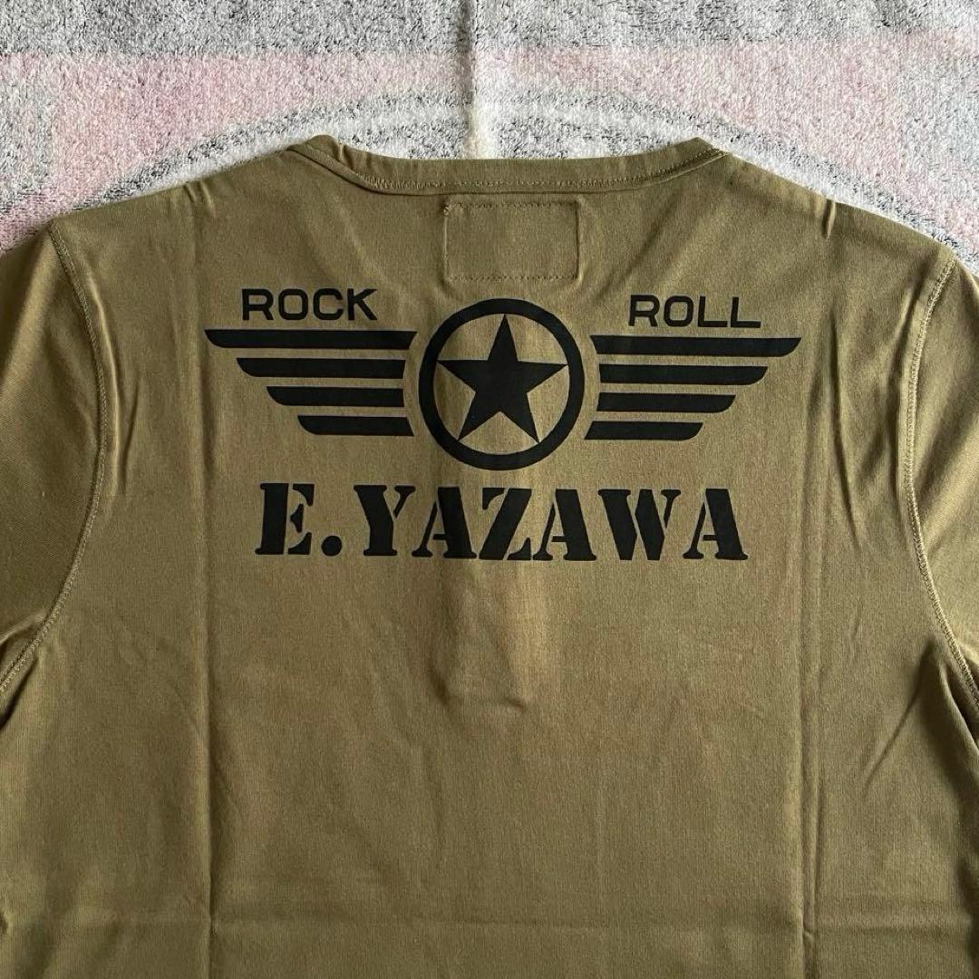新品未使用☆矢沢永吉 ボタンTシャツ（ミリタリー）カーキ Sサイズ