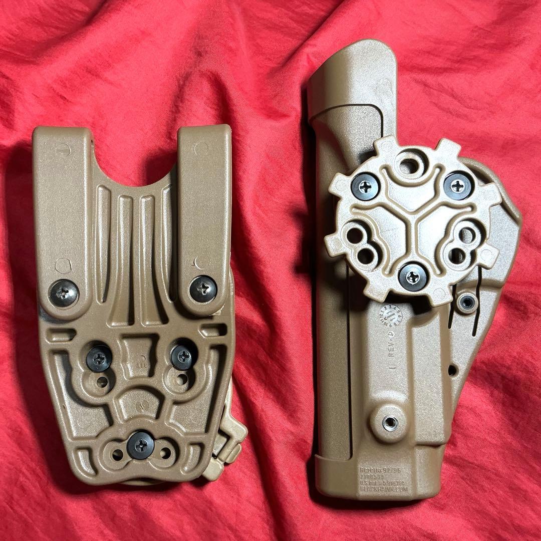 ブラックホーク製　実物M92用Serpa DUTYホルスターLV2　右用　中古品