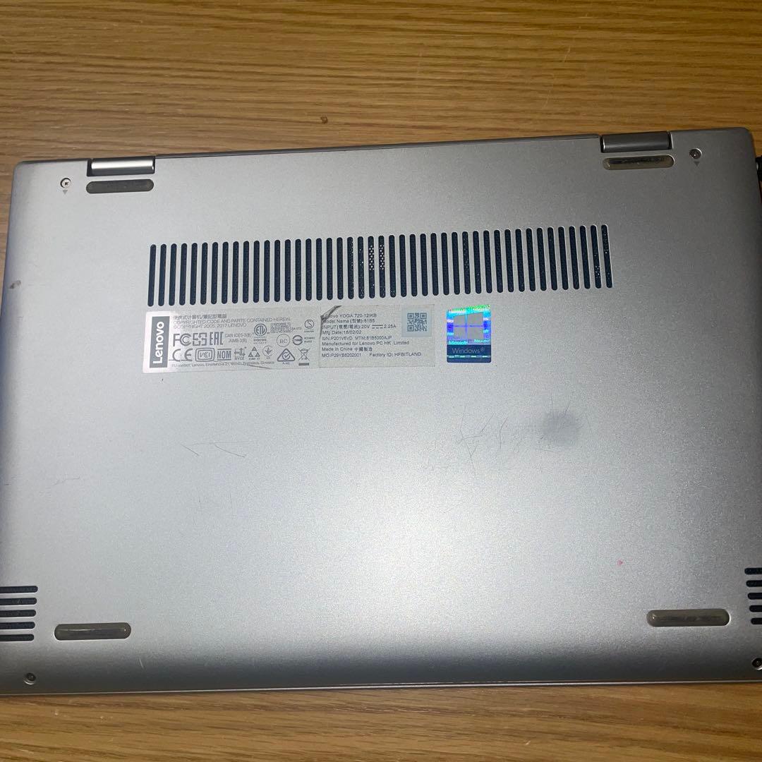 訳アリLenovo YOGA720　Core i5搭載軽量2in1⭐Win11