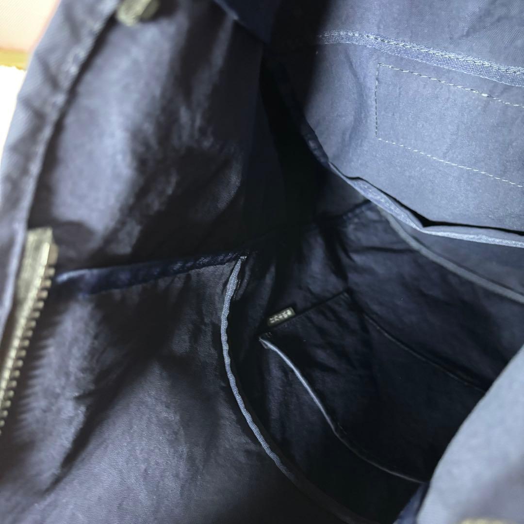 日乃本帆布 コンブ フラップ型リュック ネイビー バックパック 希少品