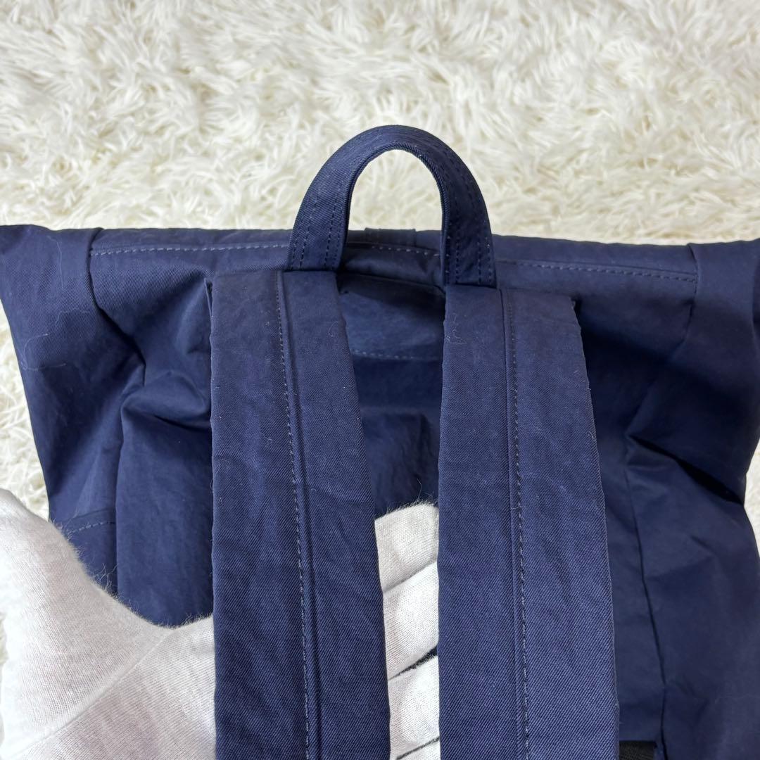 日乃本帆布 コンブ フラップ型リュック ネイビー バックパック 希少品