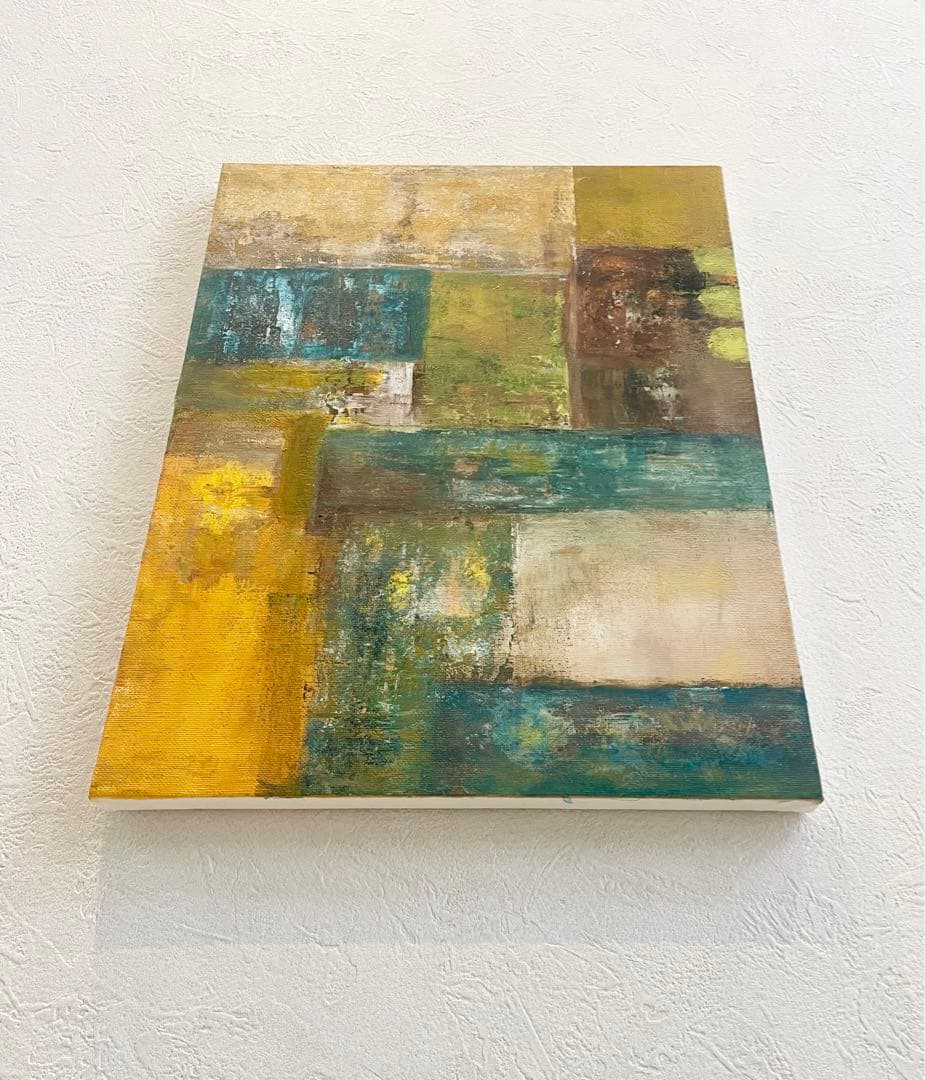 218 抽象画 アクリル画 キャンバスボード F6 日常に寄り添う色彩