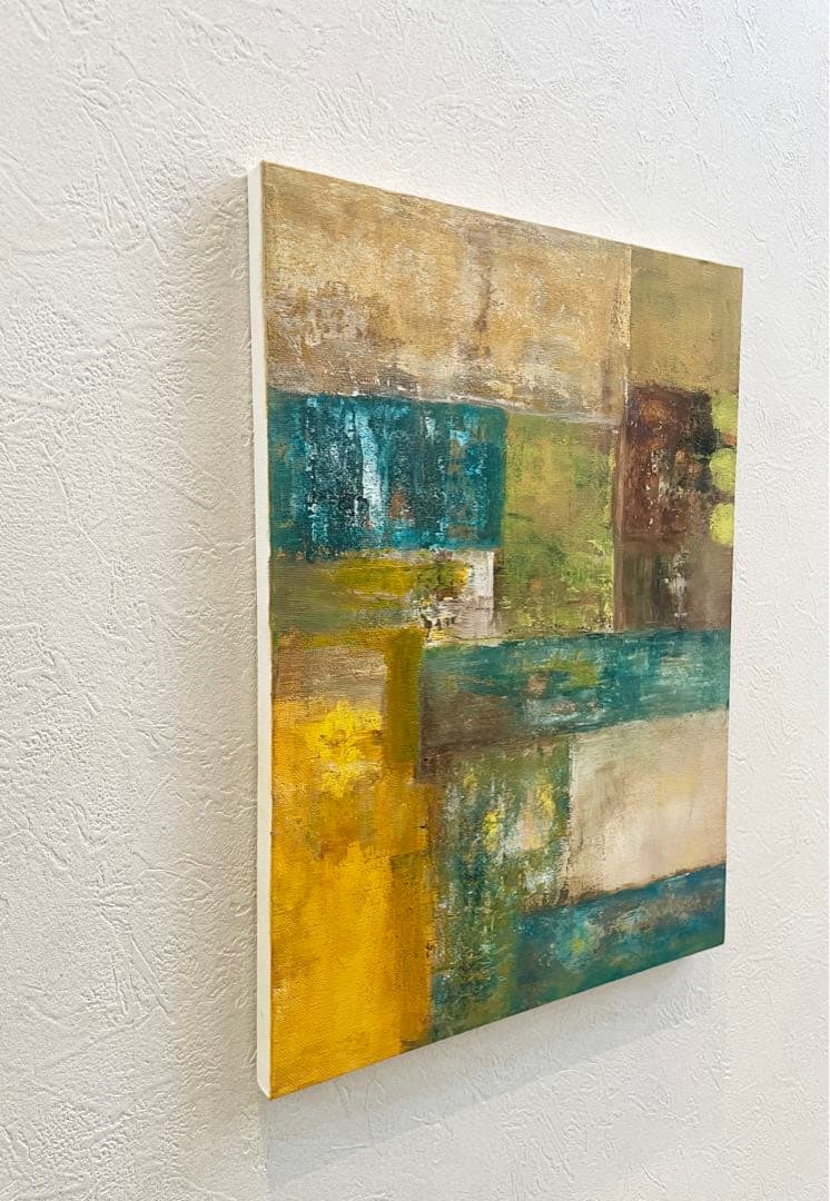 218 抽象画 アクリル画 キャンバスボード F6 日常に寄り添う色彩