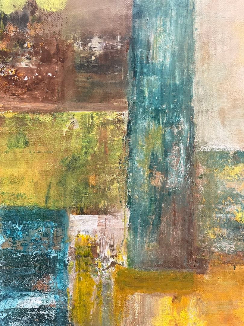 218 抽象画 アクリル画 キャンバスボード F6 日常に寄り添う色彩