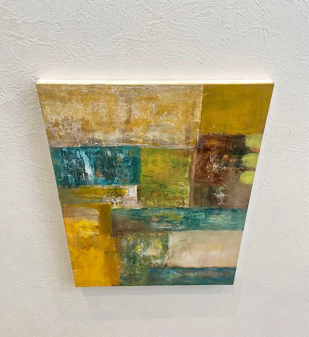 218 抽象画 アクリル画 キャンバスボード F6 日常に寄り添う色彩