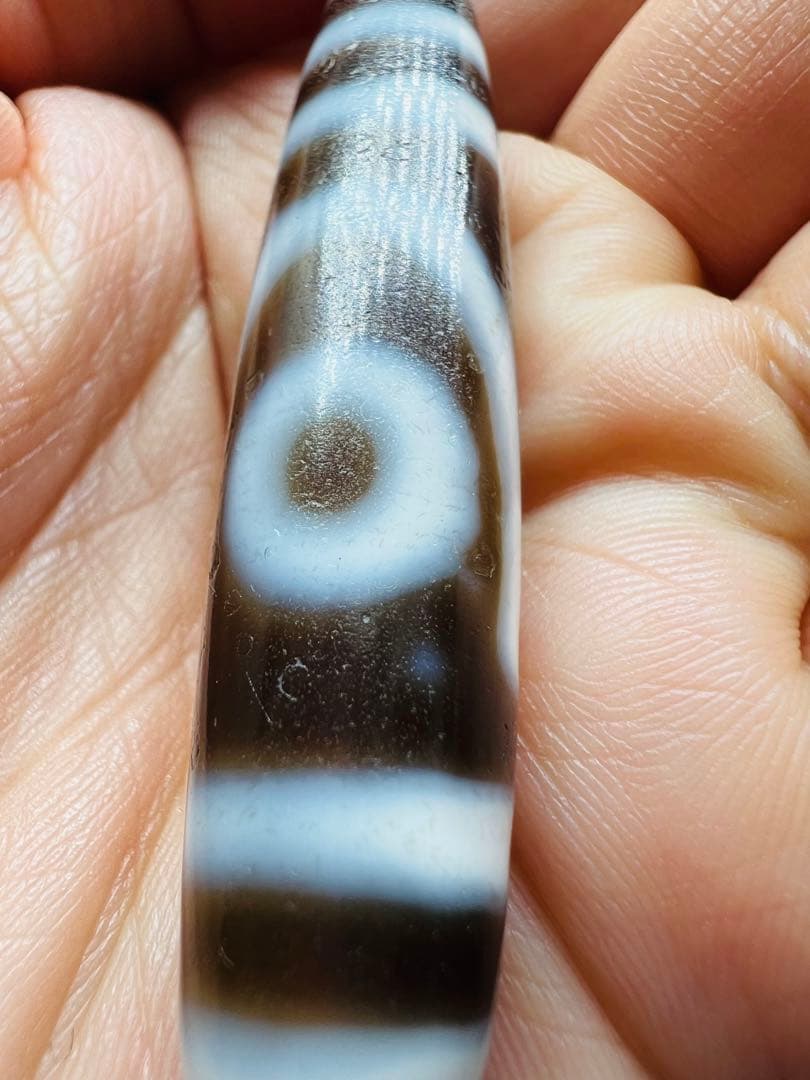 文玩堂：如意二眼天珠至純工芸（手作りビーズ）