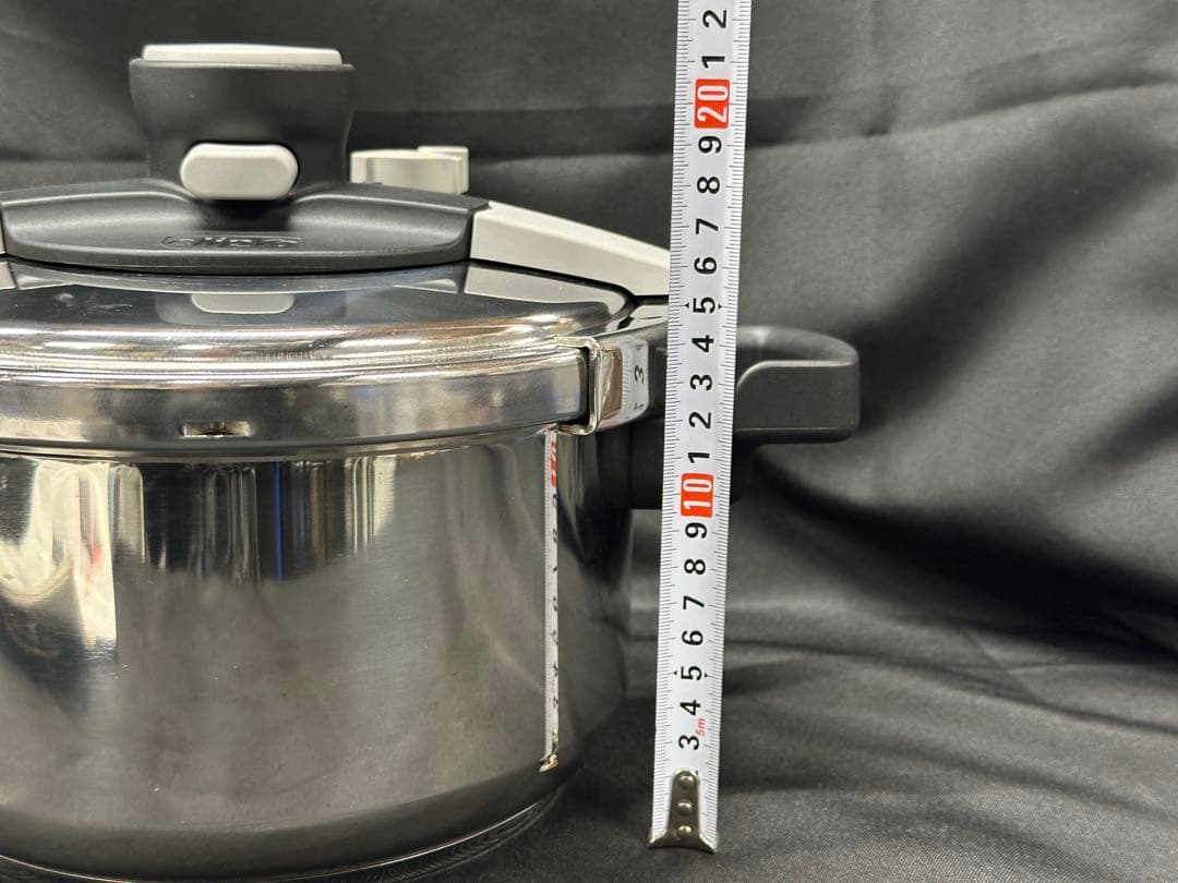 【USED美品】T-fal クリプソ　ベーシック　圧力鍋　4.5L 22cm